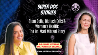 Photo of a talk show between Dr. Marissa Caudill and Dr. Mari Mitrani